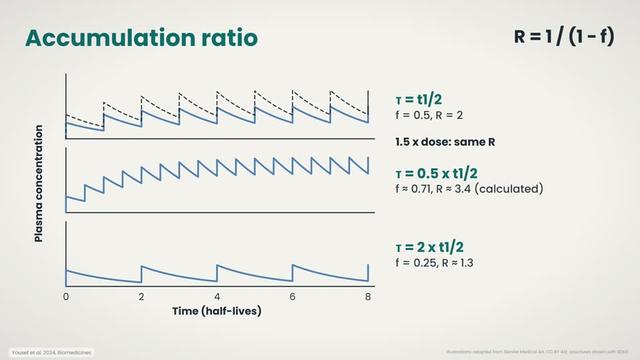 Effect of the dosing interval
